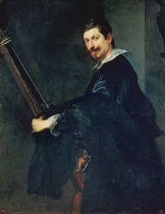 Muž s loutnou, portrét hudebníka Jacoba Gaultiera, loutnisty u anglického dvora od Anthony van Dyck