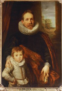 Portrét otce a syna, známý také jako Guillaume Richardot ... od Anthony van Dyck
