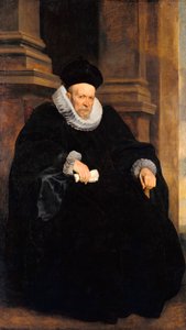 "" Portrét geniálního gentlemana "" (Portrét genovského gentlemana) Obraz Anthonis van Dyck (1599-1641) Olej na plátně c 1621 Rozměr 203x117,3 cm Staatliche Museen, Berlín od Anthony van Dyck