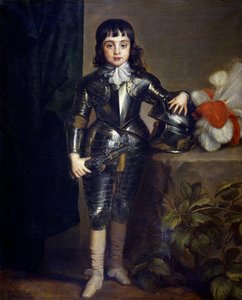 Portrét anglického Karla II. (1630-1685) jako dítě - Dyck, Sir Anthony van (1599-1641) - cca 1637 - Olej na plátně - 135x109 - Museo del Prado, Madrid od Anthony van Dyck