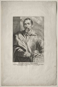 Portrét Franse Snyderse. od Anthony van Dyck