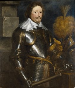 Portrét Fredericka Henryho, prince Oranžského 1584-1647 od Anthony van Dyck