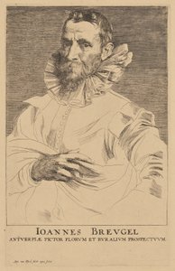Portrét Jana Brueghela staršího od Anthony van Dyck