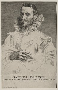Portrét Jana Brueghela od Anthony van Dyck