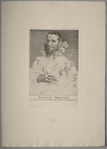 Portrét Jana Brueghela od Anthony van Dyck