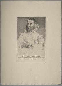 Portrét Jana Brueghela. od Anthony van Dyck