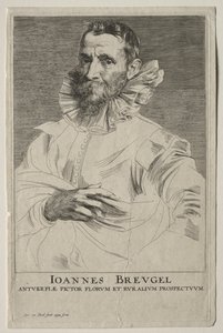Portrét Jana Brueghela. od Anthony van Dyck