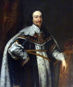 Portrét anglického krále Karla I. (olej na plátně) od Anthony van Dyck
