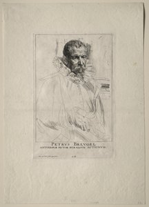 Portrét Pietera Bruegela. od Anthony van Dyck