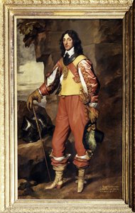 Portrét sira Thomase Whartona. Nosí Řád podvazku. Obraz Anthonyho (Anthonis, Anthony, Anton nebo Antoon) van Dycka (1599-1641) od Anthony van Dyck