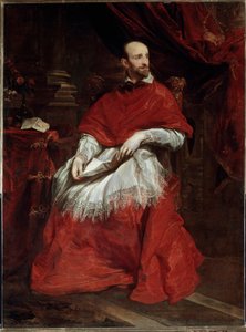 Portrét italského kardinála a historika Guida Bentivoglia od Anthony van Dyck
