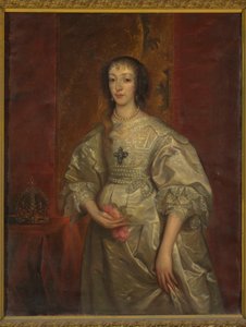 Portrét Henrietty Marie (1609-1699), královny Anglie od Anthony van Dyck