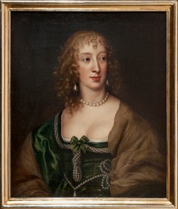 Portrét Henrietty Marie, královny Anglie (1609–1669) od Anthony van Dyck