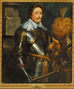Princ Friedrich Heinrich Oranžský (malba na plátně) od Anthony van Dyck