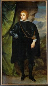 Kníže Karel Ludvík Falcký, syn "zimního krále" Fridricha V. (olej na plátně) od Anthony van Dyck