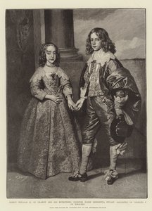 Princ William II Oranžský a jeho snoubenka, princezna Marie Henrietta Stuartová, dcera Karla I. od Anthony van Dyck