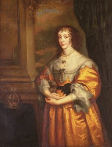 Královna Henrietta Maria, c. 1633 od Anthony van Dyck