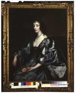 Anglická královna Henrietta Maria, kolem 1636-38 od Anthony van Dyck