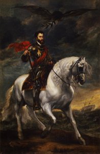 Jezdecký portrét císaře Karla V. od Anthony van Dyck