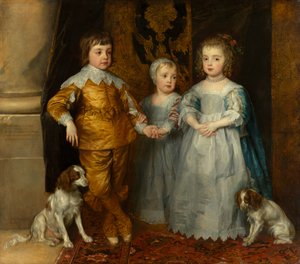 Tři nejstarší děti Karla I. od Anthony van Dyck