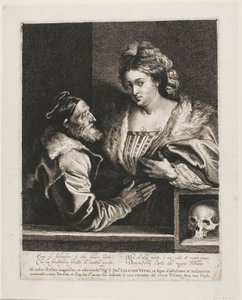 Tizian a jeho paní od Anthony van Dyck