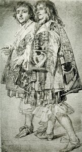 Dva hlasatelé od Anthony van Dyck