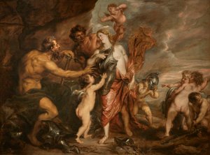Venuše v Forge of Vulcan, známá také jako od Anthony van Dyck