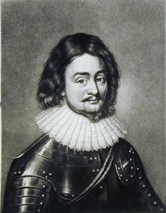 Fridrich V. (1596-1632), český král, rýnský kurfiřt, ilustrace z knihy Portréty významných osobností britských dějin, vyryl Robert Dunkarton (1744-1817) (mezzotinta)