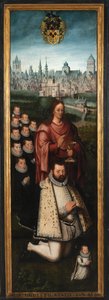 Portrét Juana Parda II a jeho manželek Anny Ingenieulandt a Marie Anchemant od Anthuenis (1536 1613) Claeissins or Claeissens