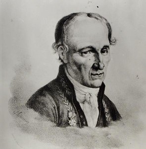 Portrét Rene Just Hauy (1743-1822) (litho) (černobílá fotografie) od Antoine (after) Maurin