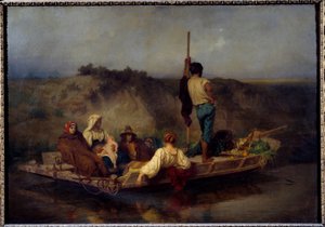Malárie Malárie: Italská rodina prchající před nákazou. Obraz Ernest Antoine Auguste Hebert