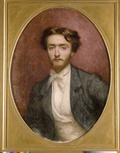 Portrét Pierra Pastra (olej na plátně) od Antoine Auguste Ernest Herbert or Hebert