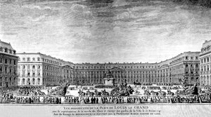 Place de Louis le Grand v Paříži od Antoine Benoist or Benoit du Cercle