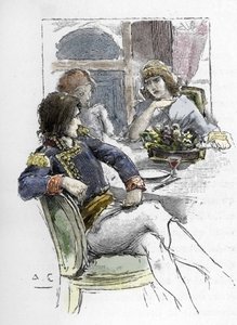 Zpěvačka Giuseppina Grassini (1773-1850) byla mladá v přítomnosti Berthiera v pokoji prvního konzula Napoleona Bonaparta, který se stal jejím milencem.