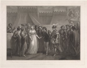 Catherine van Valois a koning Hendrik V van Engeland Princezna Kateřina Francouzská darovala Jindřichovi 5. Anglickému (...) (titul na předmětu)