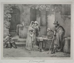 Veřejný spisovatel od Antoine Cécile Hortense Haudebourt Lescot