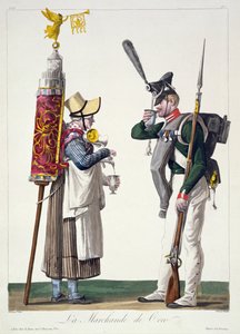 Prodejce kakaa od Antoine Charles Horace Vernet