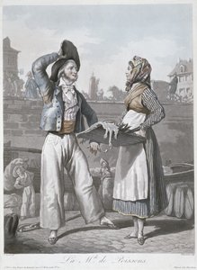 Prodejce ryb od Antoine Charles Horace Vernet