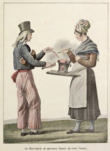 Prodejce klobás od Antoine Charles Horace Vernet