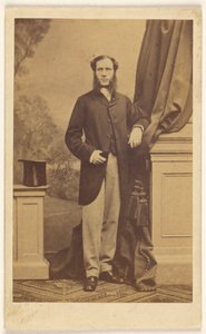 [Neznámý muž s dlouhými kotletami, stojící] od Antoine Claudet