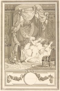 La raclee avec des roses (Mlácení růžemi) od Antoine Cosme Giraud after Antoine Borel