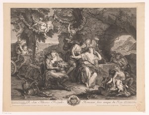 Bakchus a Ariadna od Antoine Coypel
