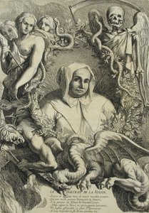 Portrait of the Voisin,.n.d. od Antoine Coypel