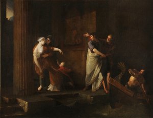 Rozloučení Bruta a Portie, 1799 od Antoine Dubost