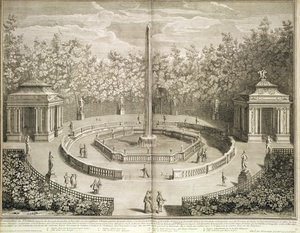 Fountain of the Domes, Versailles, kolem roku 1715 (lept) od Antoine Herriset
