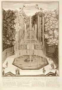 Tři fontány, Versailles, 1714 od Antoine Herriset