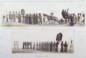 Odsouzen k smrti Antoine Jean-Baptiste Thomas (1791-1834), akvarel od Antoine Jean Baptiste Thomas