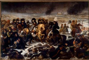 Tažení Pruska a Polska (1806-1807): „“ Napoleon I. (1769-1821) na bitevním poli Eylau 9/02/1807““ Obraz Antoine Jean Gros (1771-1835) 1808 Ne. 5,21 x 7,84 m od Antoine Jean Gros