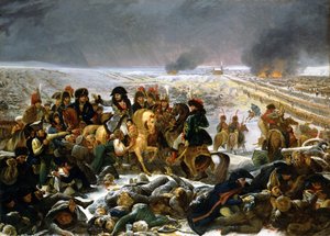 Napoleon na bitevním poli Eylau, 1807 od Antoine Jean Gros