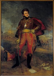 Portrét generála hraběte Francoise Fourniera Sarloveze (1773-1827) Obraz Antoine Jean Gros (1771-1835) od Antoine Jean Gros